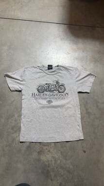 Vintage Harley-Davidson Legendary Motorcycles Jamaica T-Shirt Grey
